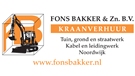 Fons Bakker Kraanverhuur